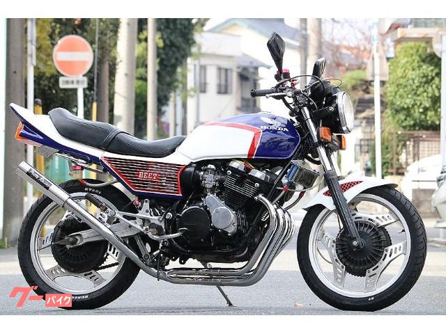 ＣＢＸ４００Ｆ　国内物　青白　フルＢＥＥＴ　昭和５９年５月登録　新品パーツ多数　各所ＯＨ済み　社外マフラー　カスタム多数　アールズ