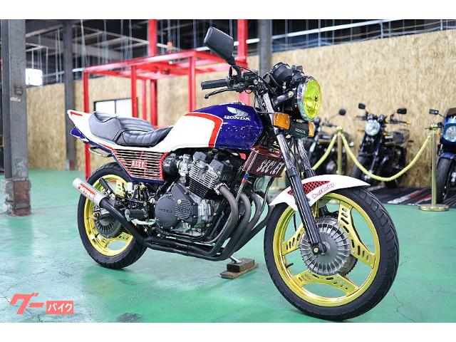 ホンダ ＣＢＸ４００Ｆ フル国内物 青白 フルＢＥＥＴ 昭和５７年２月登録 当時物 ゴールドアルマイト フルカスタム ワルツ レストア済み｜旧車専門店  東海オート中川店｜新車・中古バイクなら【グーバイク】