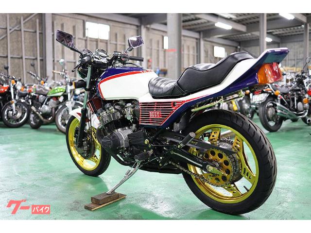 ホンダ ＣＢＸ４００Ｆ フル国内物 青白 フルＢＥＥＴ 昭和５７年２月登録 当時物 ゴールドアルマイト フルカスタム ワルツ レストア済み｜旧車専門店  東海オート中川店｜新車・中古バイクなら【グーバイク】