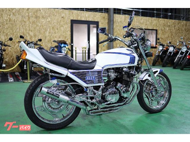 ホンダ CBX400F フルカスタム カスタムペイント フレームメッキ