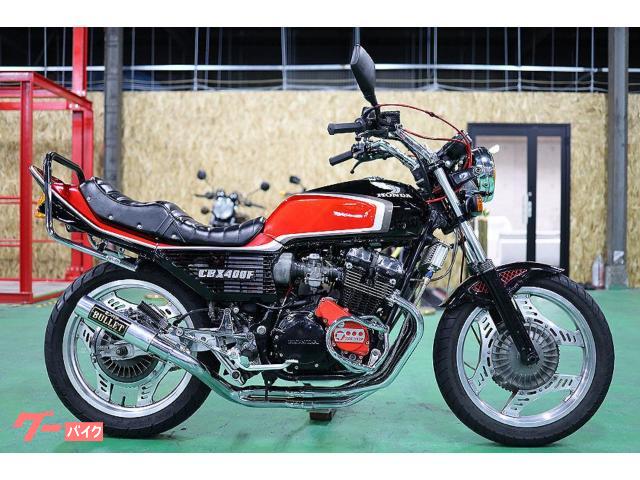 ＣＢＸ４００Ｆ　昭和５７年４月登録　フル国内物　黒赤　フルＢＥＥＴ　しびこーず　センバツブレット　カスタム多数　１８０Ｋｍメーター