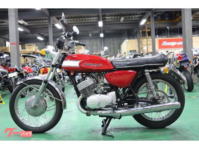 カワサキ ５００ＳＳマッハIII 赤 エグリタンク １９６９年初期型 当時物 オリジナルコンディション ＫＡ 純正マフラー 初期テール  ノーマル｜旧車専門店 東海オート中川店｜新車・中古バイクなら【グーバイク】