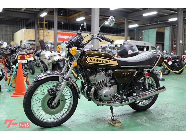 カワサキ ７５０ＳＳ Ｈ２ フルオリジナル ワンオーナー車両 純正 オリジナルペイント 当時物 フルノーマル コーションラベル多数  マッハ４｜旧車専門店 東海オート中川店｜新車・中古バイクなら【グーバイク】