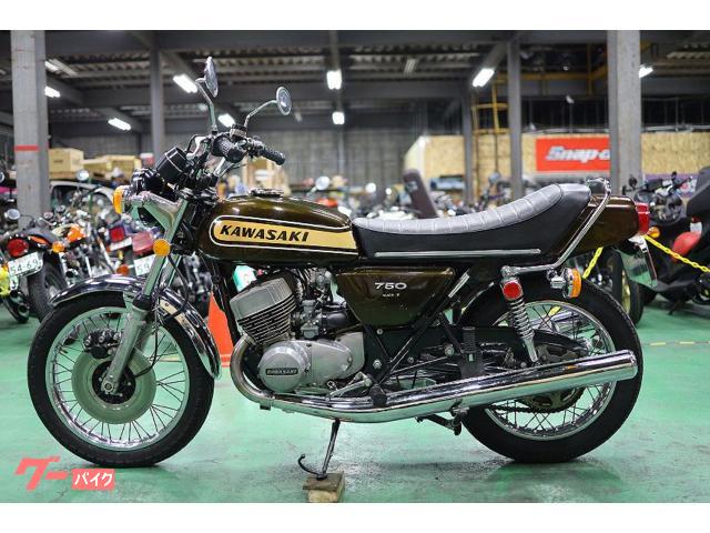 カワサキ ７５０ＳＳ Ｈ２ フルオリジナル ワンオーナー車両 純正 オリジナルペイント 当時物 フルノーマル コーションラベル多数 マッハ４｜旧車専門店  東海オート中川店｜新車・中古バイクなら【グーバイク】