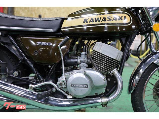 カワサキ ７５０ＳＳ Ｈ２ フルオリジナル ワンオーナー車両 純正 オリジナルペイント 当時物 フルノーマル コーションラベル多数 マッハ４｜旧車専門店  東海オート中川店｜新車・中古バイクなら【グーバイク】