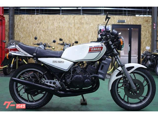 ＲＺ２５０　純正オリジナルペイント　フルノーマル　４Ｌ３　初期型　純正マフラー　コーションラベル付　認定番号付　純正シート　当時物