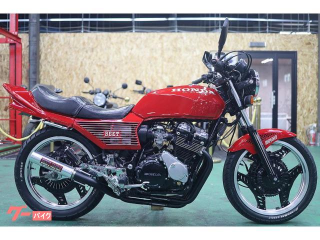 ＣＢＸ４００Ｆ　赤ソリッド　ディープフィールド　エンジンＯＨ済み　明細書完備　メンテナンス済み　フルＢＥＥＴ　メッキ多数　足回り黒