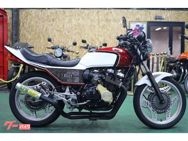 ＣＢＸ４００Ｆ　赤白１型　フルＢＥＥＴ外装　フル国内物　２型Ｆ２仕様　社外マフラー　当時物　純正　カスタム多数　タックロールシート