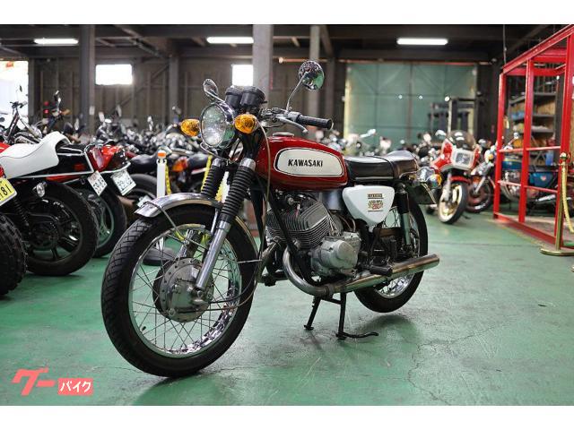 カワサキ A1SS レッド 外装リペイント済み 純正フルオリジナル車両 