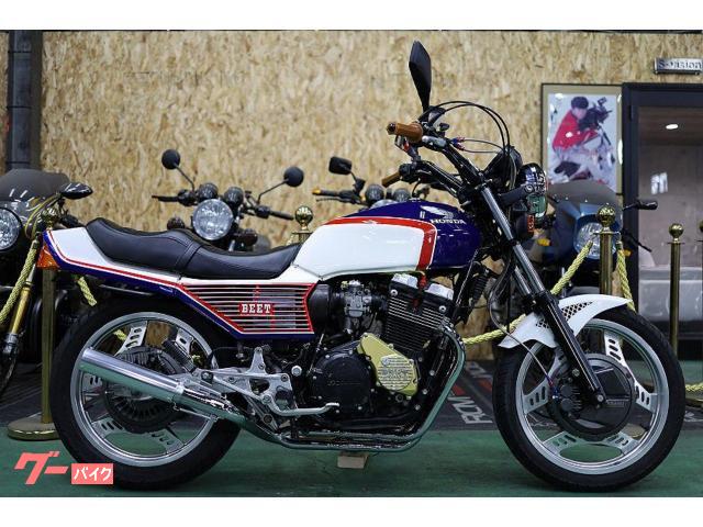CBX550F 青白 レストア済み 純正オリジナルペイント BEET 4−2−1ルーザー管 純正 当時物 マーシャル 1000ハン