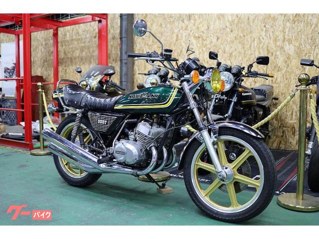 カワサキ KH250 キャストホイール BEET 純正マフラー