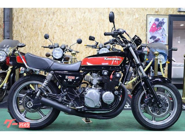 ZEPHYR400 Z400FX仕様 E4B外装一式 ドレミコレクション外装 社外ハンドル 社外マフラー ブラックEG マーシャル