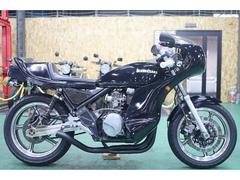 カワサキ　ＺＥＰＨＹＲ４００　カフェレーサー仕様　平成５年１２月登録　フルカスタム車　シングルシート　マーシャル黄色　ショート管　社外キャブ