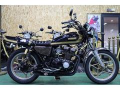 スズキ　ＧＳＸ２５０Ｅ　ＧＳ４００仕様　ザリ　フルカスタム　猪管レッドステージ　カスタムペイント　大川シート　Ｚ２テール　キジマアルフィン