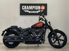 ＨＡＲＬＥＹ−ＤＡＶＩＤＳＯＮ　ＦＸＢＢＳ　ソフテイルストリートボブ１１４　２０２２年モデル　キャストホイール　ＬＥＤヘッドライト　セキュリティー　２人乗り登録