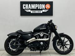 ＨＡＲＬＥＹ−ＤＡＶＩＤＳＯＮ　ＸＬ８８３Ｎ　アイアン　社外フルエキマフラー　社外エアクリ　スワローハンドル　サイドナンバー　イエローヘッド　スカルパーツ多数