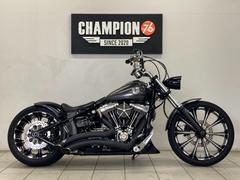 ＨＡＲＬＥＹ−ＤＡＶＩＤＳＯＮ　ＦＸＳＢ　ブレイクアウト　ビックラディウス　カスタムホイール前後　ケラーマンリアウィンカー　サイドナンバー　ショートリアフェンダー