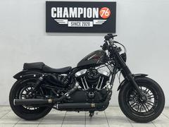 ＨＡＲＬＥＹ−ＤＡＶＩＤＳＯＮ　ＸＬ１２００Ｘ　フォーティエイト　コブラマフラー　カスタムハンドル　社外小型ウィンカー　サイドナンバー　ＬＥＤヘッド　タンクアップ