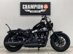 ＨＡＲＬＥＹ−ＤＡＶＩＤＳＯＮ　ＸＬ１２００Ｘ　フォーティエイト　ＳＥサイレンサー　エイプハンドル　社外エアクリ　サイドナンバー　ＬＥＤヘッド　前後ケラーマン