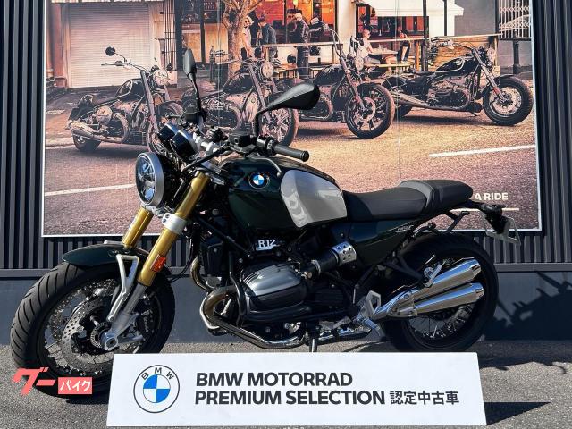 Ｒ１２　ｎｉｎｅＴ　ＢＭＷ認定中古車　ワンオーナー　グリーンメタリック　ヘプコ製エンジンガード　サイドバッグステー　ＥＴＣ２．０