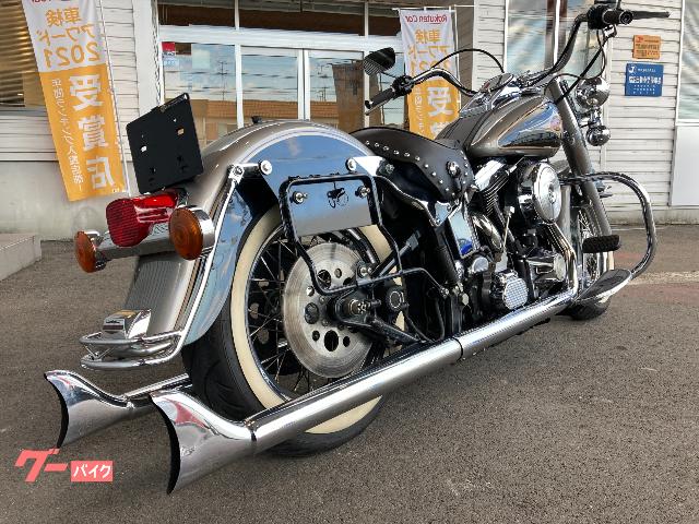 ｈａｒｌｅｙ ｄａｖｉｄｓｏｎ ｆｌｓｔｃ ヘリテイジソフテイルクラシック エボ車 サムスンマフラー バックギア サドルバックガード 三重県 チャンピオン７６ 四日市店 b の中古バイク 新車バイク Goo バイク情報