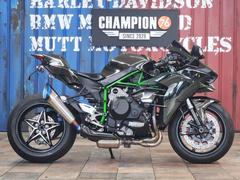 カワサキ　Ｎｉｎｊａ　Ｈ２　ｎａｎｏウインカー　ＴＲＩＣＫＳＴＡＲマフラー　エンジンスライダー　フェンダーレス　オーリンズダンパー