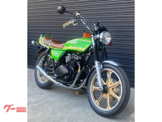Ｚ２５０ＦＴ　改ハンドル　改マフラー　改シート　タンデムバー　ホイール塗装　Ｆブレーキマスター