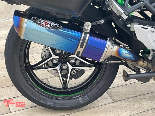 カワサキ Ｎｉｎｊａ Ｈ２ ＳＸ ＳＥ ビートマフラー 純正ＯＰパニア