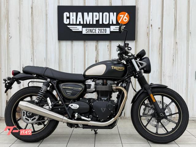 ストリートツイン９００　ゴールドライン　ＴＡＮＡＸドラレコ　純正グリップヒーター　ＵＳＢ付き　ＥＴＣ２．０付き