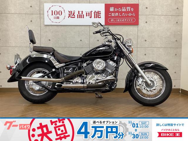 ドラッグスター４００クラシック　２０１２年モデル　バックレスト　サイドバッグ　ステップボード　カスタム