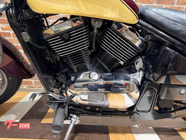 カワサキ バルカン400クラシック・新品前後タイヤ・カスタムシート