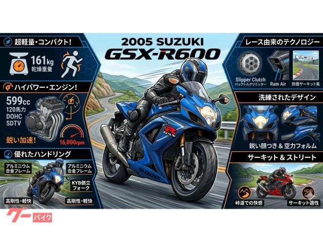 車両情報:スズキ GSX−R600 | ビークルファクトリー／スズキ二輪富山