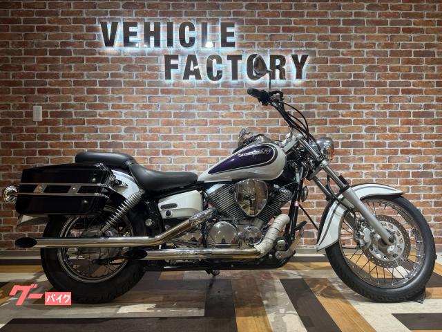 ドラッグスター２５０　社外マフラー・サイドパニア・前後タイヤ新品