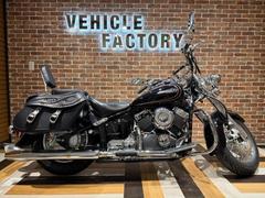 ヤマハ　ドラッグスター４００クラシック　エンジンガード・シーシーバー・新品サイドバッグ・カスタムヘッドライト・フィッシュテールマフラー等