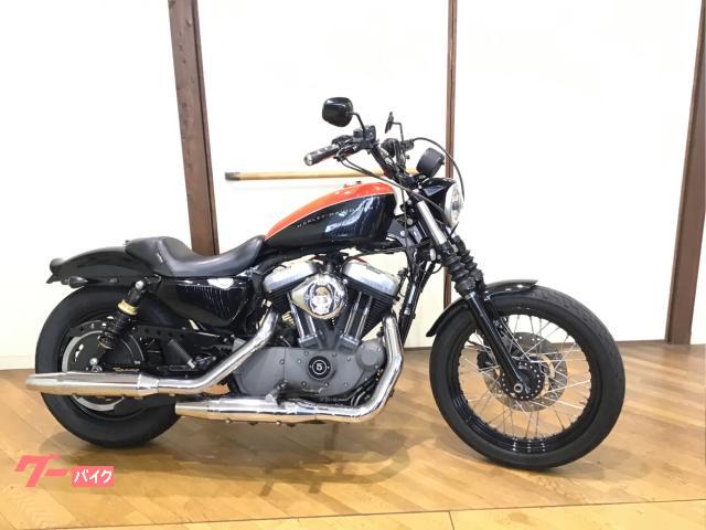 XL1200N ナイトスター サンダンス前後サス ラペラシート ショートフェンダー ライザーアップ