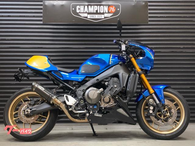 ＸＳＲ９００　ビキニカウル　シングルシート　ＳＨＡＲＫ製マフラー　デイトナ製スライダー　フェンダーレス　グリップヒーター　ＥＴＣ等