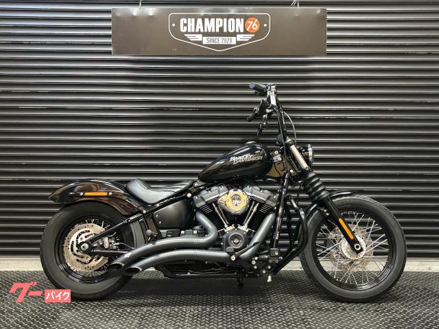 ＦＸＢＢ　ソフテイルストリートボブ　Ｓ＆Ｓエアクリ　サイドナンバー　カスタムハンドル　エンジンガード　アンダーミラー　ＥＴＣ２．０