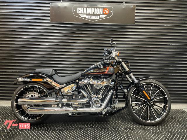 ＦＸＢＲ　ソフテイル　ブレイクアウト　純正ＯＰエンジンガード　社外フェンダーレス　リアウィンカー　ＬＥＤヘッドライト　ＥＴＣ２．０