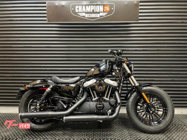 XL1200X フォーティエイト 純正OPサドルバッグ タンクアップ S&Sエアクリ TAYLORプラグコード アンダーミラー