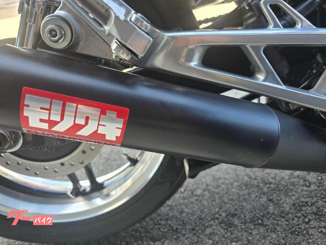 ホンダ CB1100 空冷4気筒 モリワキショートマフラー グラブバー