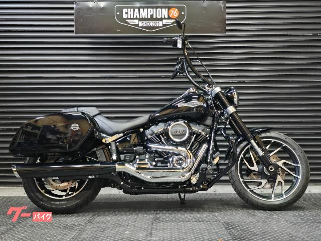 ＦＬＳＢ　ソフテイル　スポーツグライド　社外ハンドル　カスタムレバー　カスタムグリップ　ケラーマンウインカー　エンジンガード