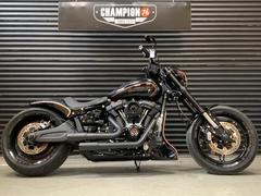 ＨＡＲＬＥＹ−ＤＡＶＩＤＳＯＮ　ＦＸＤＲ１１４　バンス製マフラー　エアクリ　サイドナンバー　ショートフェンダー　チンスポイラー　等