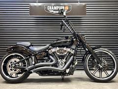 ＨＡＲＬＥＹ−ＤＡＶＩＤＳＯＮ　ＦＸＢＲＳ　ソフテイル　ブレイクアウト１１４　ケラーマン製ウインカー　バンスマフラー　般若バー　トライジャ製サイドナンバー　ＥＴＣ