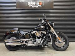 ＨＡＲＬＥＹ−ＤＡＶＩＤＳＯＮ　ＦＬＳ　ソフテイルスリム　エンジンガード　Ｓ＆Ｓエアクリ　サイドバッグステー　社外マフラー　ＥＴＣ　スペアキー