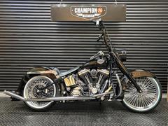 ＨＡＲＬＥＹ−ＤＡＶＩＤＳＯＮ　ＦＬＳＴＮ　ソフテイルデラックス　ＴＣ８８　キャブ車　前後カスタムホイール　ラペラシート　カスタムフェンダー　オールペン　ＥＴＣ