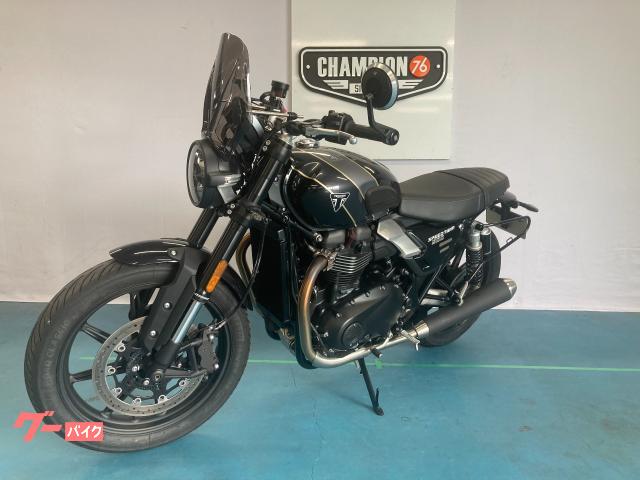 TRIUMPH スピードツイン900 ETC2．0 シールド付き