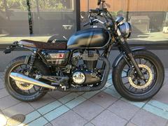 ホンダ　ＧＢ３５０Ｓ　前後ドライブレコーダー　ＧＯＯＤＳスリップオンマフラー　Ｕ−ＣＰローダウンサスペンション　社外品ブラウンシート