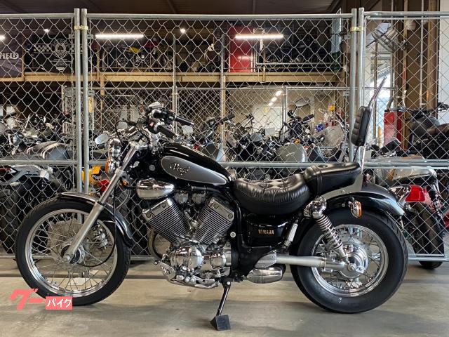 ヤマハ XV400ビラーゴ 2NT グリニッシュブラック シーシーバー