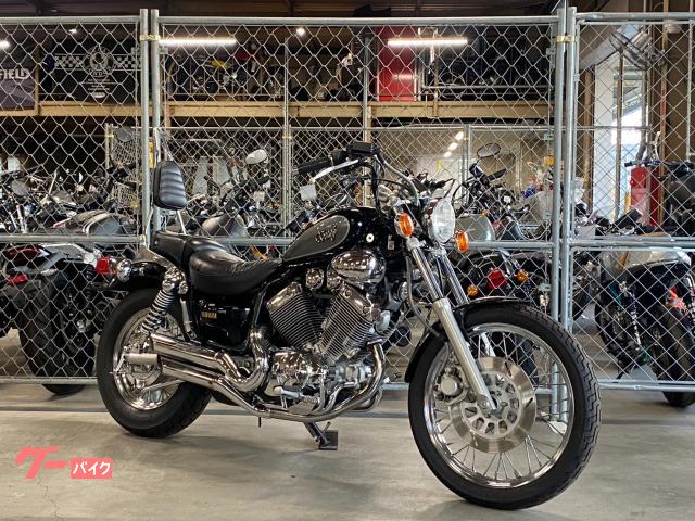 ヤマハ XV400ビラーゴ 2NT グリニッシュブラック シーシーバー