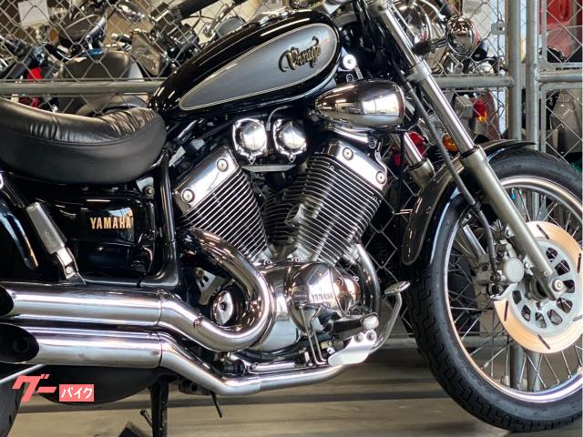 他サイトで決まりました。実働　最終値下げ！　YAMAHA ビラーゴ400。車検まだ残ってます。即決はサビ取りクリーナー差し上げます。 ヤマハ XV400ビラーゴ 2NT グリニッシュブラック シーシーバー